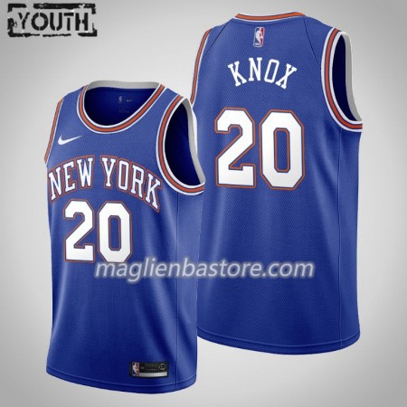 Maglia NBA New York Knicks Kevin Knox 20 Nike 2019-20 Statement Edition Swingman - Bambino